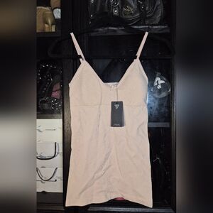 5 For $25✨️New+Tag Guess Womens Size Extra Small/Small Nude Beige Tank Top Shirt